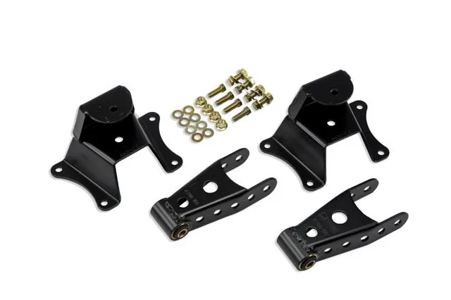 6800 – BELLTECH Lowering Kit, 4 Inch Drop Without Shock Absorbers With Shackles/ Leaf Spring Hangers/ Hardware